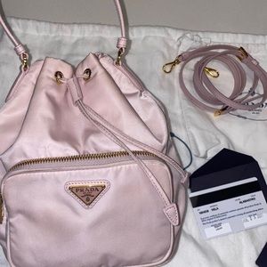 PRADA DUET RE-Nylon BUCKET BAG